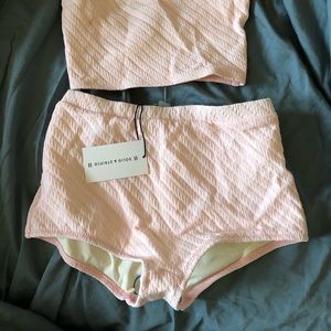Solid and striped Jamie bikini bottoms